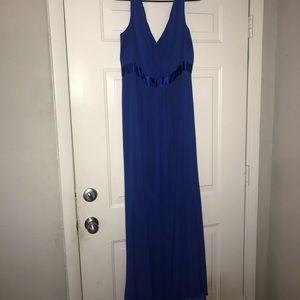 David’s Bridal Royal Blue Size 18 Dress